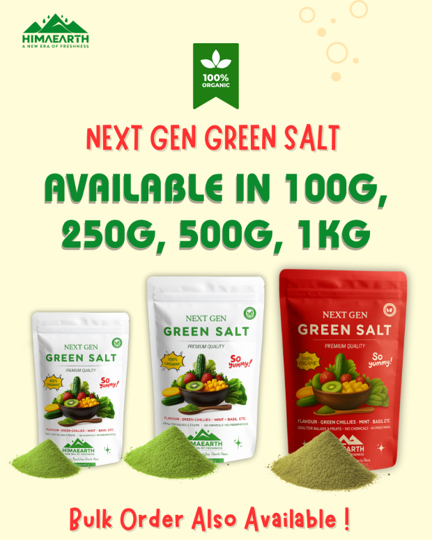 Next Gen Green Salt HimaEarth Ginger Garlic